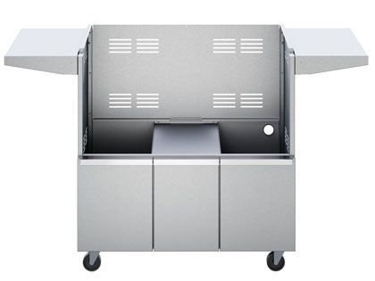 Twin Eagles Grill Cart For 36-Inch Pellet Grill With Two Storage Doors & One Pellet Storage Drawer