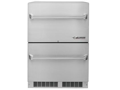 Twin Eagles 24-Inch Outdoor Rated Double Drawer Refrigerator