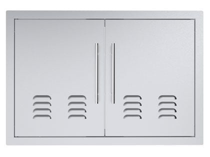 Sunstone Texan Series 30-Inch Stainless Steel Vented Double Access Doors