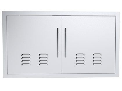 Sunstone Texan Series 36-Inch Stainless Steel Vented Double Access Doors