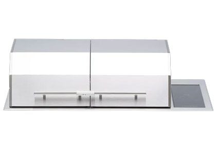 Kenyon Texan 2-Zone Built-In 3000 Watt 240V Electric Grill With Two Zone Split Lid, No Mounting Holes & Lite Touch Control 