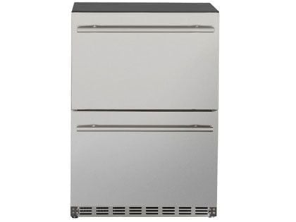 TrueFlame 24-Inch 5.3c Deluxe Outdoor Rated 2-Drawer Refrigerator