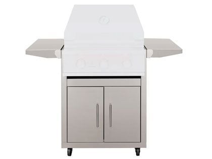 TrueFlame 25-Inch Deluxe Cart with 2 Fold-Down Side Shelves