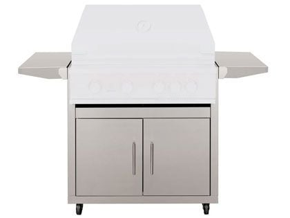 TrueFlame Deluxe Cart with 2 Fold-Down Side Shelves for 32-Inch Grills