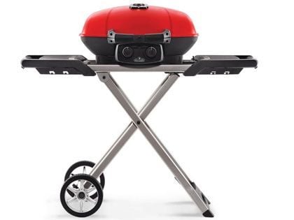 Napoleon TravelQ 285X Portable Propane Gas Grill with Scissor Cart