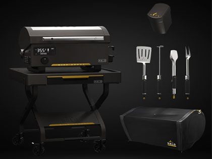 HALO 5-Piece Ultimate Pellet Grill Bundle