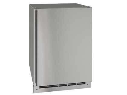 U-Line 24-Inch 4.9 Cu. Ft. Outdoor Rated Convertible Freezer - Stainless Steel