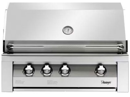 Vintage Grills 36-Inch Built-in Gas Grill with Flush Mounted Infrared Rotisserie Burner