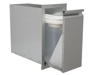 RCS Valiant Stainless Steel Fully Enclosed Charcoal & Pellet Drawer