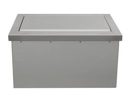 RCS Valiant Series 24-Inch Stainless Steel Drop-In Cooler Ice Container w/ Hinged Lid