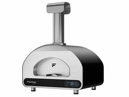 Volta 70 Hybrid Gas & Wood-Fired Pizza Oven with Smart WiFi Control Module & Dual Food Probes - Black