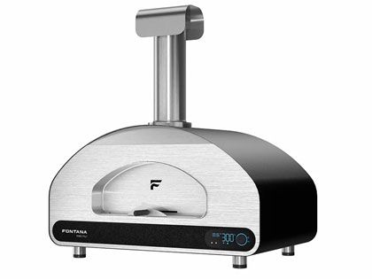 Volta 90 Hybrid Gas & Wood-Fired Pizza Oven with Smart WiFi Control Module & Dual Food Probes - Black