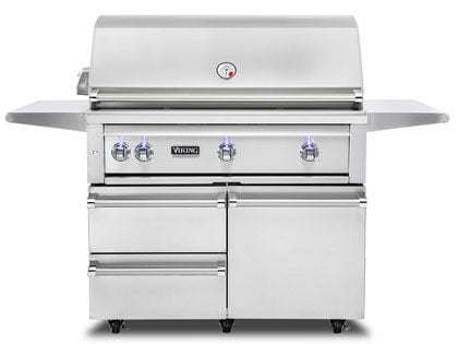 Viking 5-Series 42-Inch Freestanding Gas Grill with ProSear Burner and Rotisserie