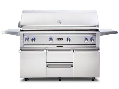 Viking 5-Series 54-Inch Freestanding Gas Grill with ProSear Burner and Rotisserie