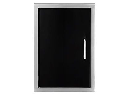 Wildfire 20 X 27 Black 304 Stainless Steel Vertical Single Access Door