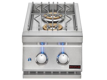 Whistler Built-In Gas Double Side Burner with Lid