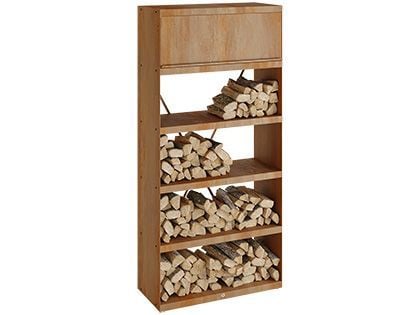 Ofyr Wood Storage Corten 100