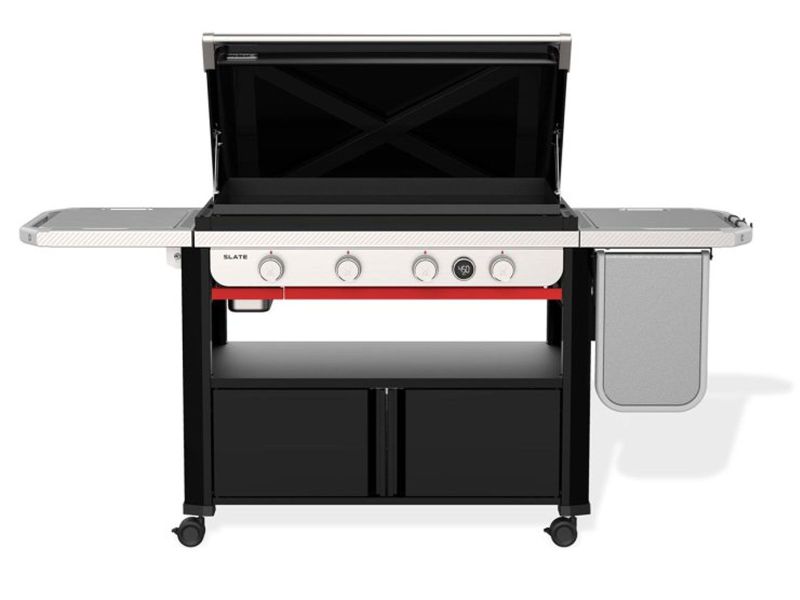 Weber Slate 36-Inch Gas Griddle with Extendable Side Table