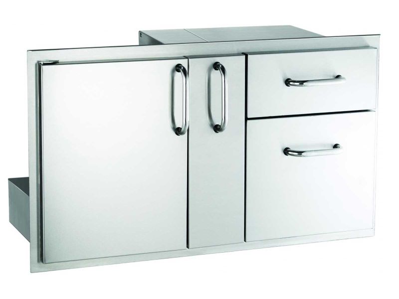 American Outdoor Grill Access Door with Drawer and Storage - Thumbnail 2