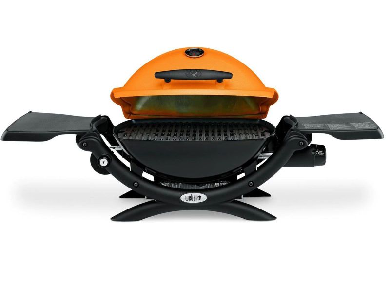 tora　ウェーバー(Weber) バーベキュー  グリル Q1200 Weber Q1200 | Portable Orange Gas BBQ