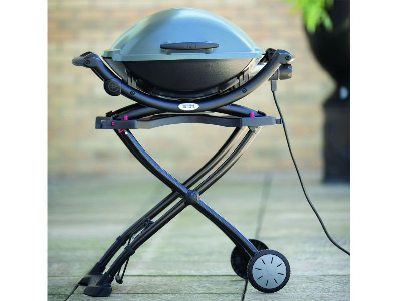 新品 Weber Q1400 電気グリル ダークグレー 屋外対応 アウトドア