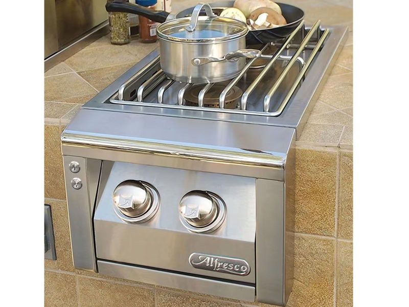 Alfresco Grills Built-In Gas Side Burner - Thumbnail 5