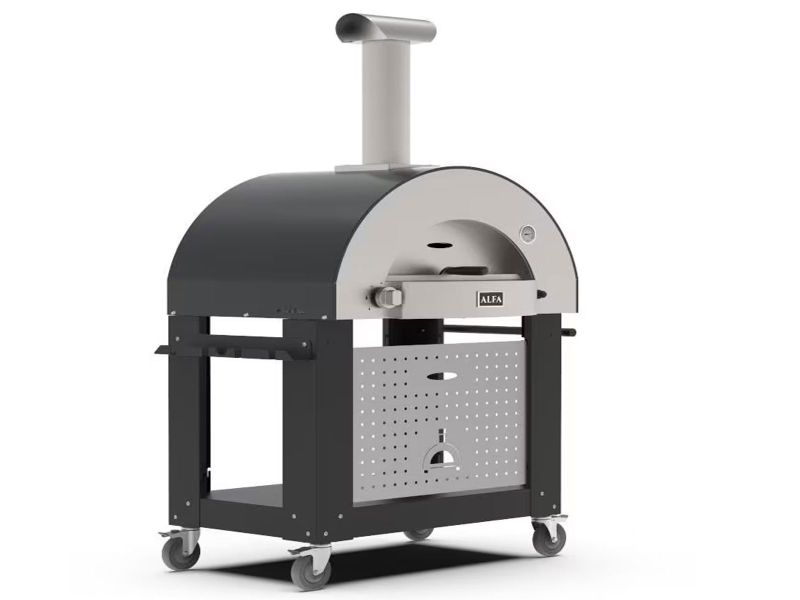 Alfa Classico 4 Pizze 43-Inch Gas Pizza Oven and Oven Base