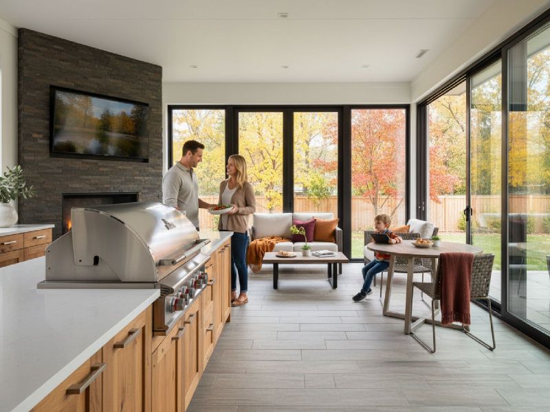 Blaze LTE PRO 4-Burner Built-In Gas Grill with Rear Infrared