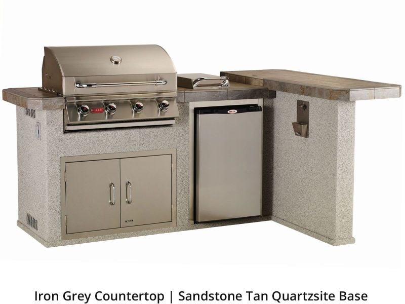 31026 Bull Grills Natural Gas, Propane Grill BBQ Island | 91