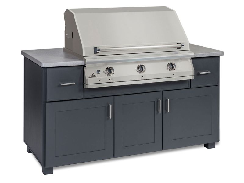 PGS Modano BBQ Island With Legacy Pacifica Gas Grill