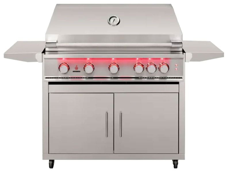 TrueFlame 5-Burner Freestanding Gas Grill
