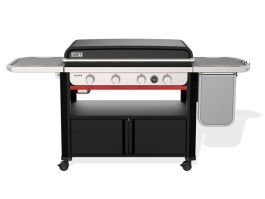 Weber Slate 36-Inch Gas Griddle with Extendable Side Table