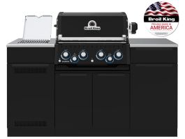 875844 Broil King Natural Gas, Propane Grill BBQ Island | 63 1/4