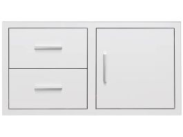 Summerset 2-Drawer & Access Door Combo with Hidden Hinge
