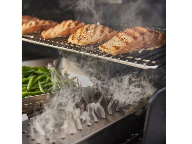 Weber Summit Smoker Replacement Kit – Stainless Steel Grate & Single Flavor Bar