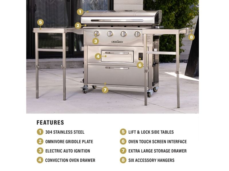 Blackstone Select 36-Inch Griddle Air Fryer Combo with Dual Side