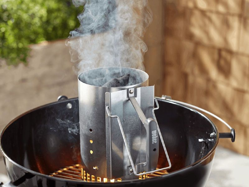 Weber RapidFire Aluminized Steel Charcoal Chimney