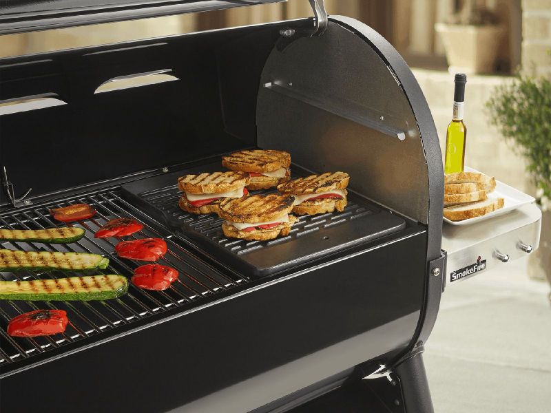 Weber Porcelain-Enameled Cast-Iron Double Sided Griddle For