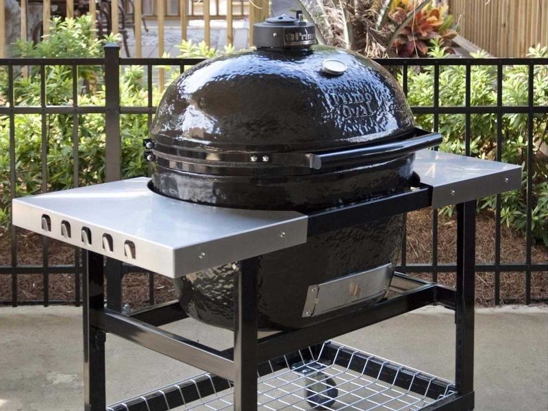 Primo Grills Oval XXL PGCXXLH Built-In Kamado Grill Ceramic