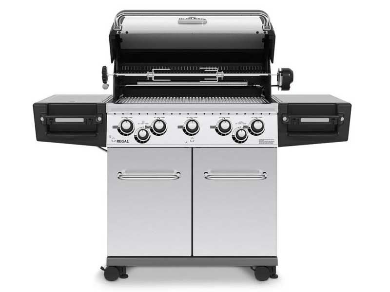 Broil King Regal 958944 958947 Freestanding In Cart Gas Grill 5 Burners