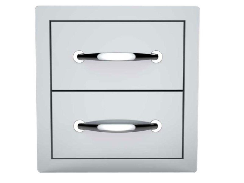 【731さま専用】draw drawers two way tops Stainless Steel BBQ Storage Drawers | 2 Drawers | B-DD12