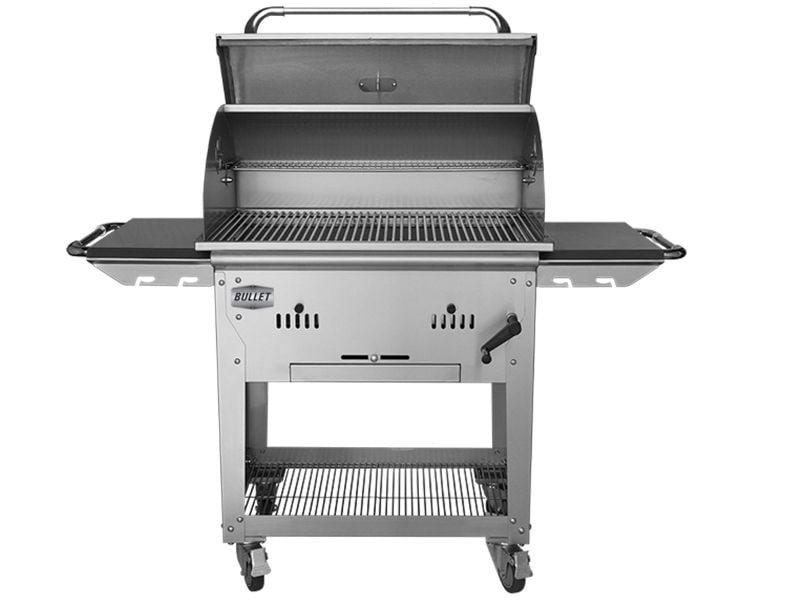 Bull Bison Premium 30-Inch Charcoal Grill with Cart