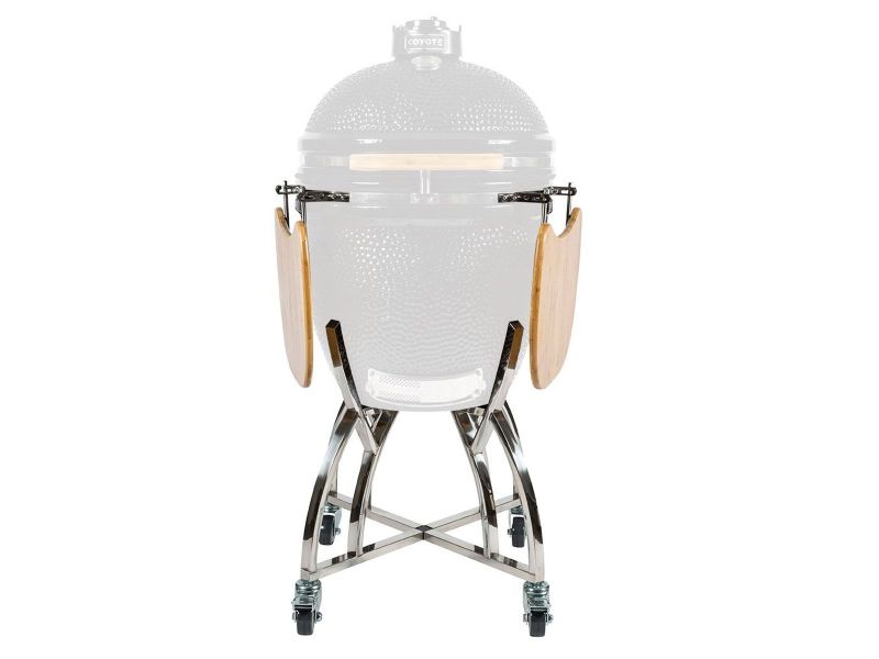 Coyote Asado Stand with Side Shelves