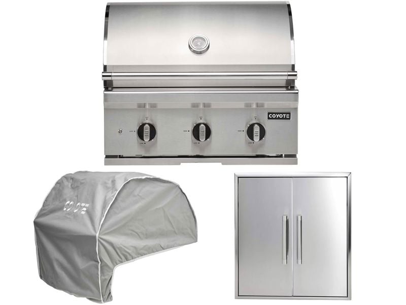 Coyote C-Series COYOTE-C3C30-PACKAGE-6 | Built-In Gas Grill | 3