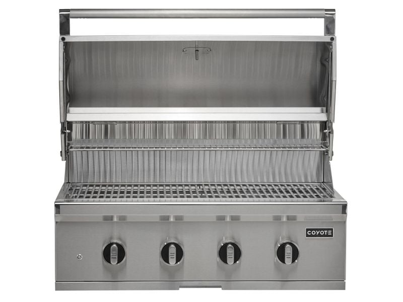 Los Silverton’s  MAG ペルー　キラー60’s ガレージ Coyote CL-Series 36-in 4-Burner Propane Grill w/ Lift-Assist