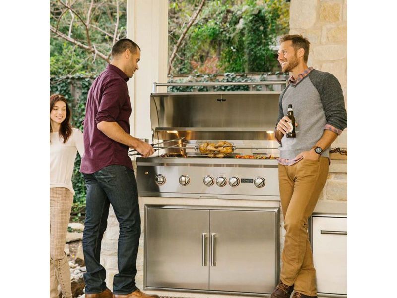 C3-DA2431 Stainless Steel BBQ Grill Doors | Model C3-DA2431