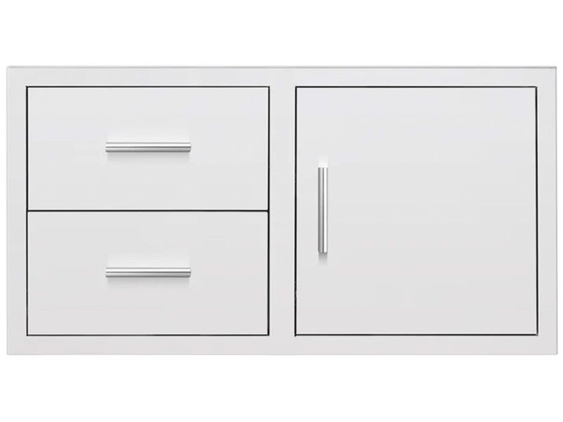 Summerset 2-Drawer & Access Door Combo with Hidden Hinge