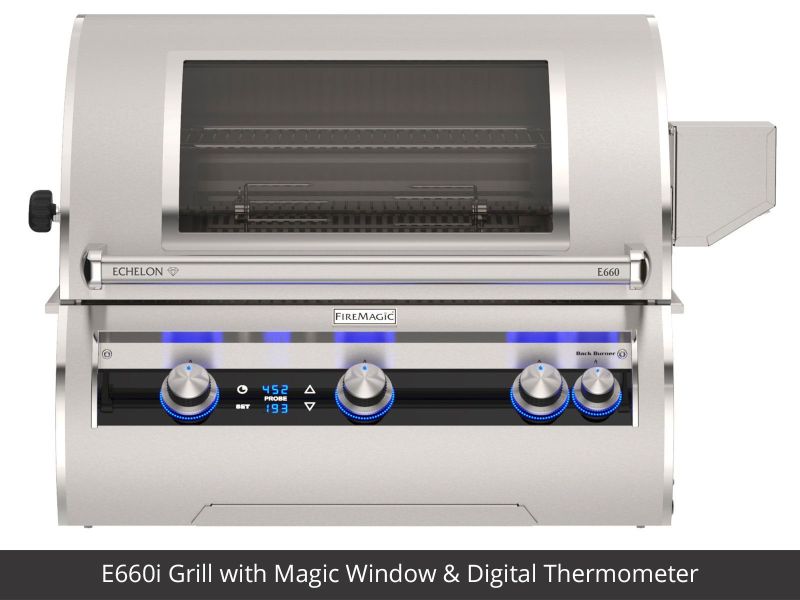 ID660-FOD-77BA Fire Magic Natural Gas, Propane Grill BBQ Island
