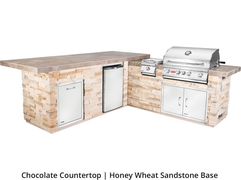 31020 Bull Grills Natural Gas, Propane Grill BBQ Island