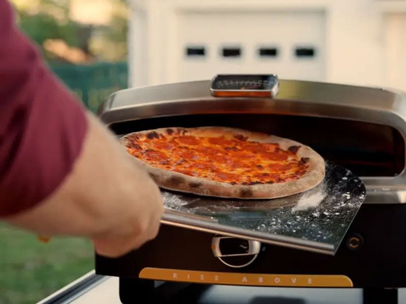 L*9様 HALOハロ★アスプルンド★総本革張り★キリム座面★鋲打ち★シングルソ HALO Versa 16 Outdoor Gas Pizza Oven with Rotating Pizza Stone